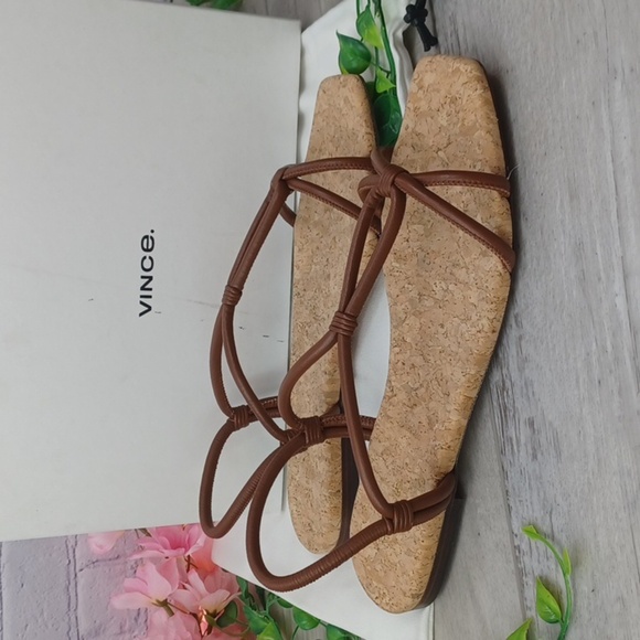 Vince Hazen Cognac Sandal NIB - Picture 5 of 10